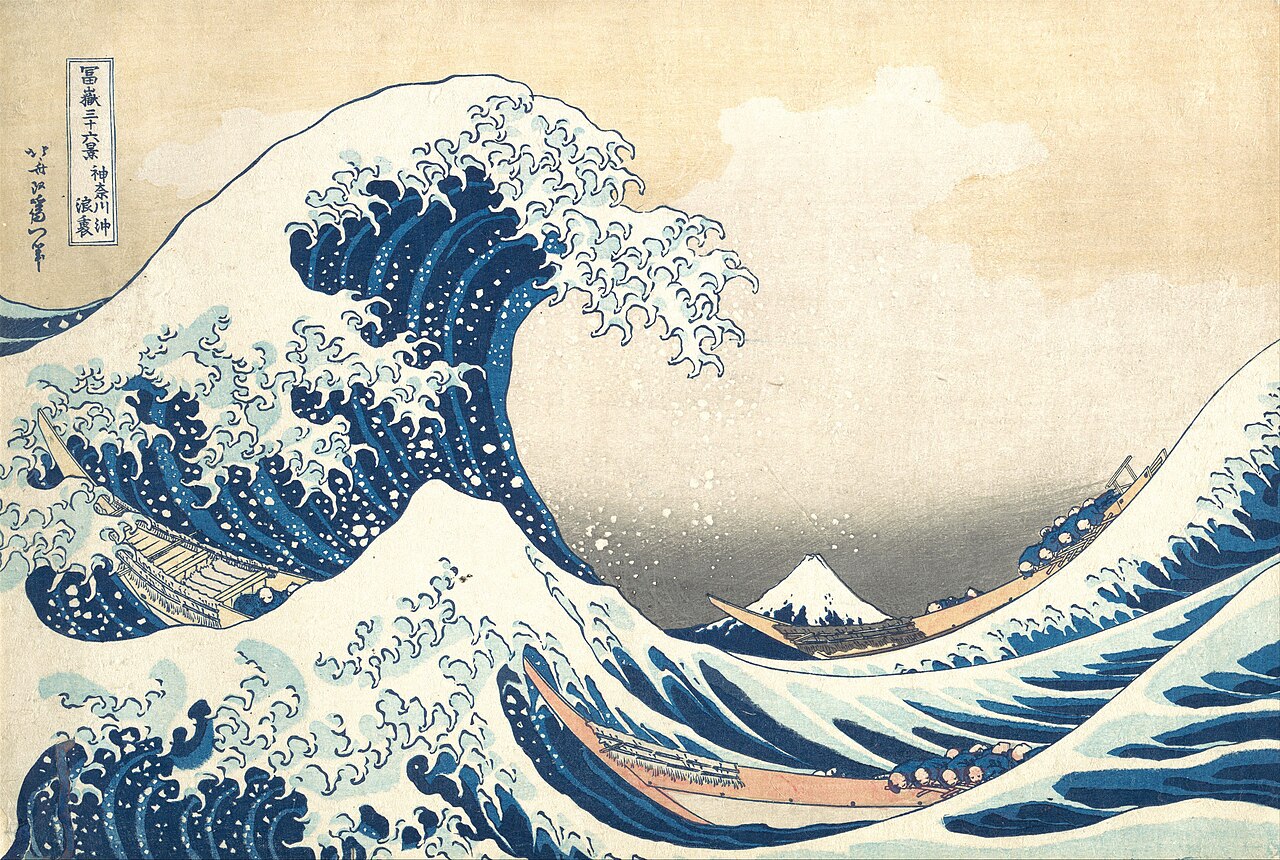 The Great Wave off Kanagawa by Katsushika Hokusai, 1831