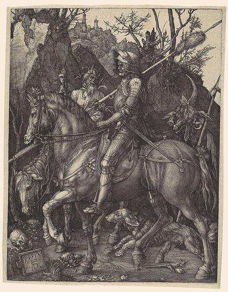 The Knight, Death and the Devil by Albrecht Dürer, 1513